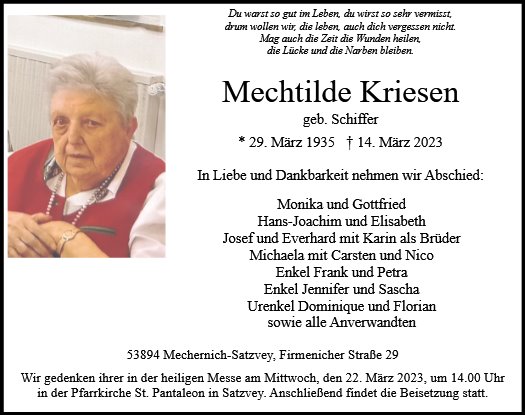 Mechtilde Kriesen