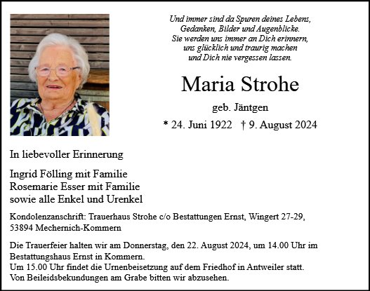 Maria Strohe