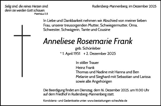 Anneliese Rosemarie Frank
