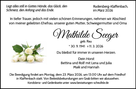 Mathilde Seeger