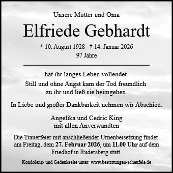 Elfriede Gebhardt