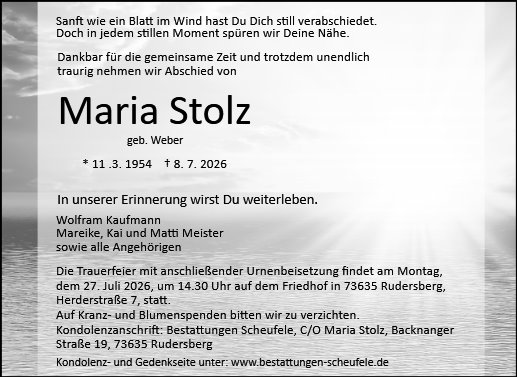 Maria Stolz
