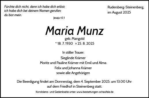 Maria Munz