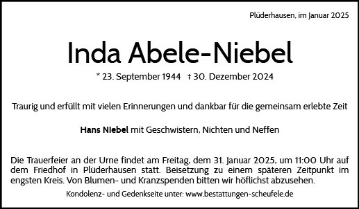 Irmgard Abele-Niebel