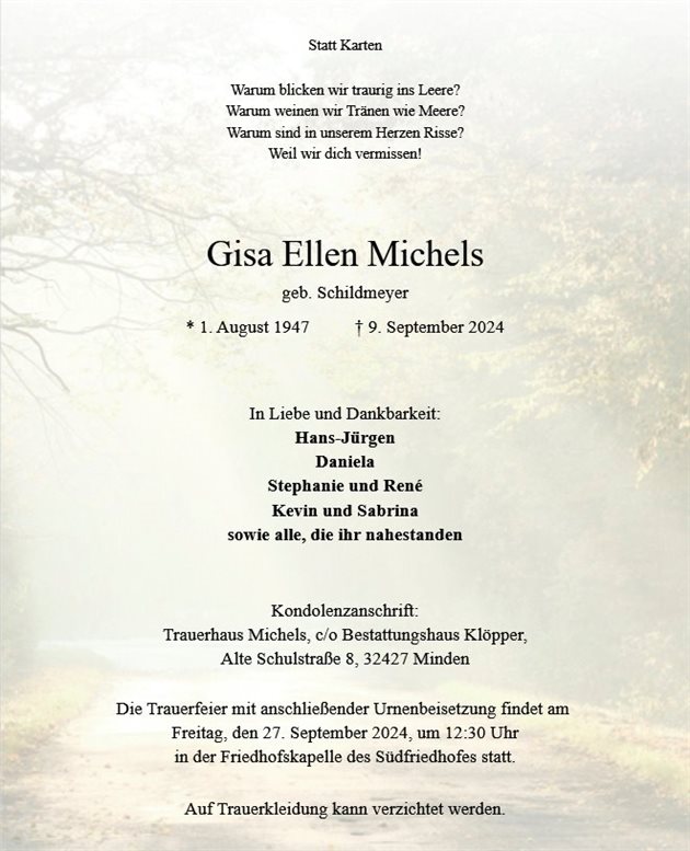 Gisa Ellen Michels