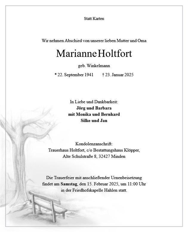 Marianne Holtfort