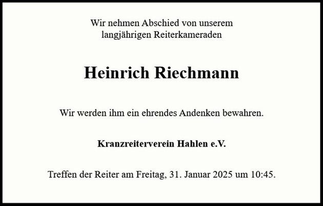 Heinrich Riechmann