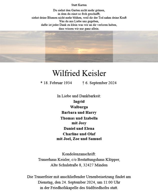 Wilfried Keisler