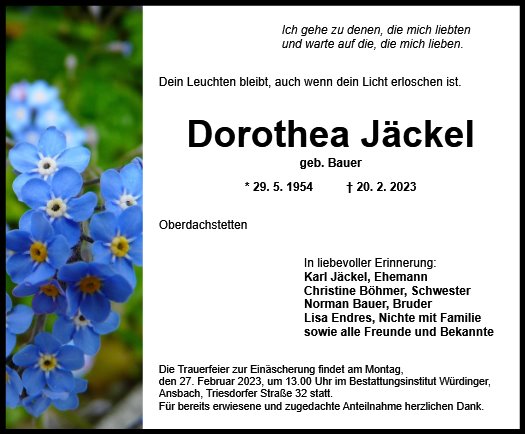 Dorothea Jäckel