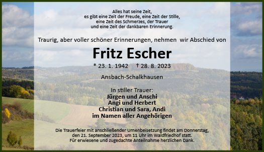 Fritz Escher