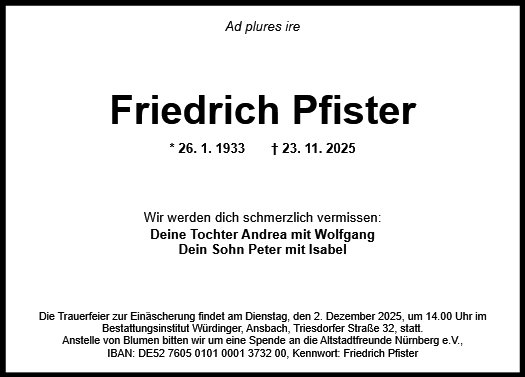Friedrich Pfister
