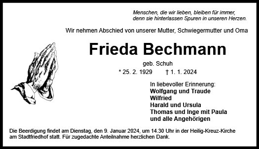 Frieda Bechmann