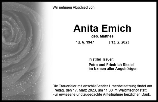 Anita Emich