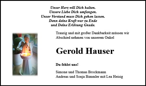 Gerold Hauser