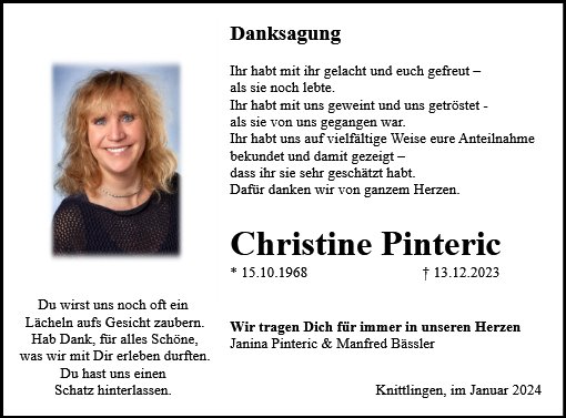 Christine Pinteric