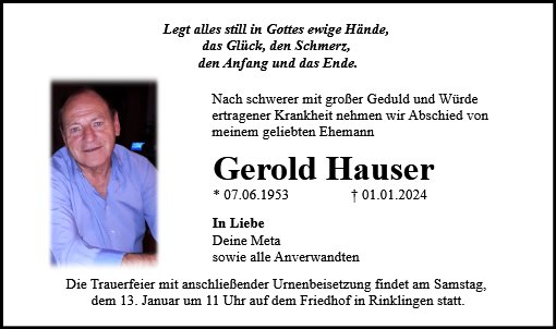 Gerold Hauser