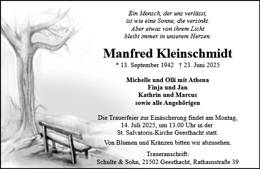 Manfred Kleinschmidt