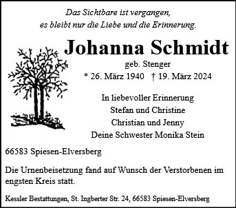 Johanna Schmidt 