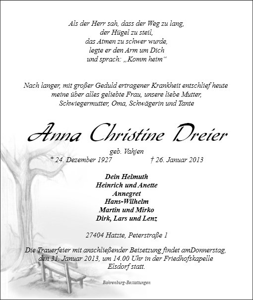 Anna Christine Dreier