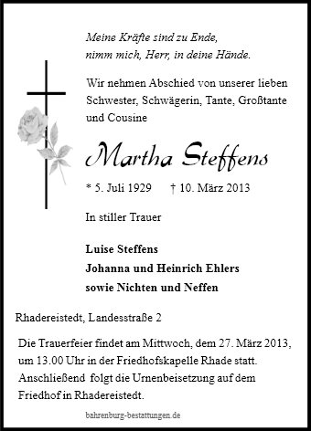 Martha Steffens
