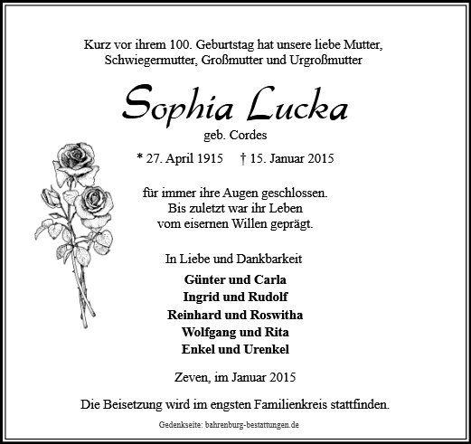 Sophia Lucka