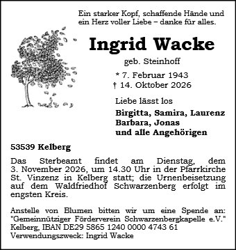 Ingrid Wacke