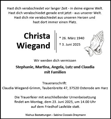 Christa Wiegand
