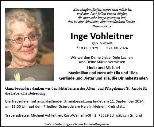 Inge Vohleitner