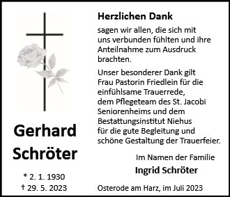 Gerhard Schröter