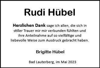 Rudi Hübel