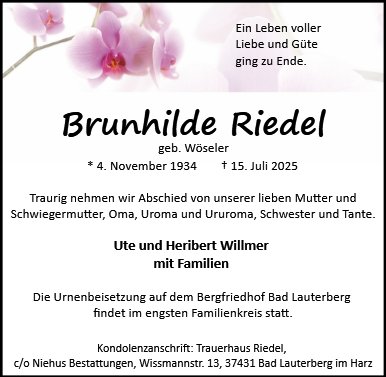 Brunhilde Riedel