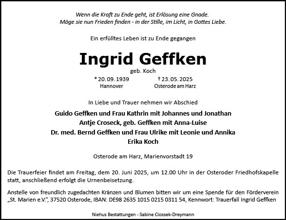 Ingrid Geffken