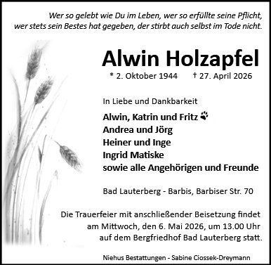 Alwin Holzapfel
