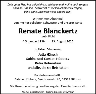 Renate Blanckertz