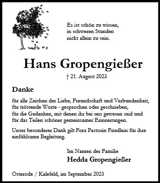 Hans Gropengießer
