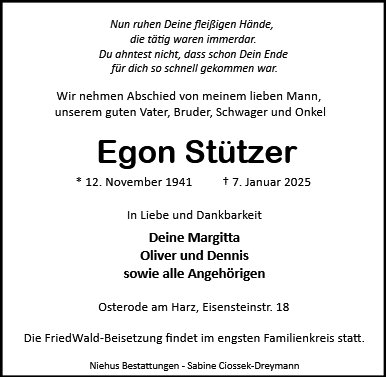 Egon Stützer