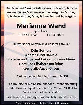 Marianne Wand