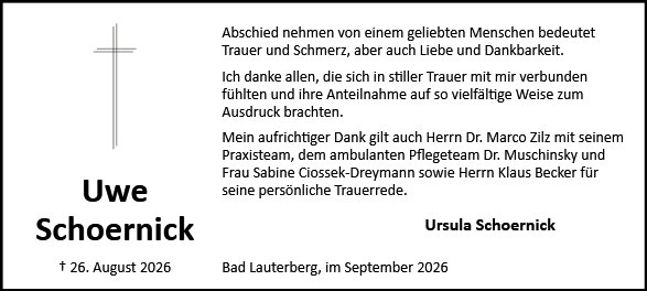 Uwe Schoernick