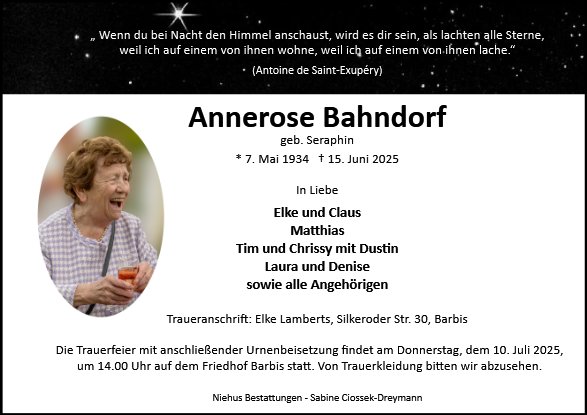 Anna Rosa Bahndorf
