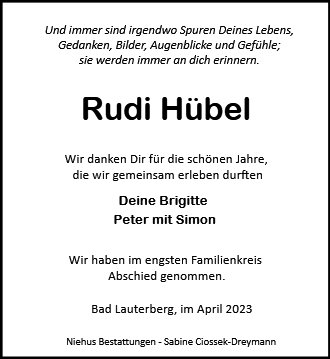 Rudi Hübel
