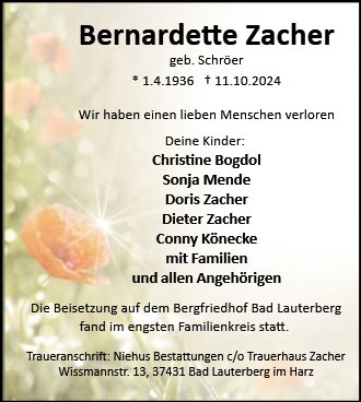 Bernardette Zacher