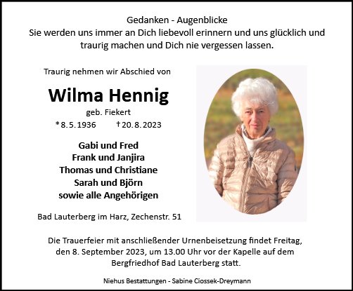Wilma Hennig
