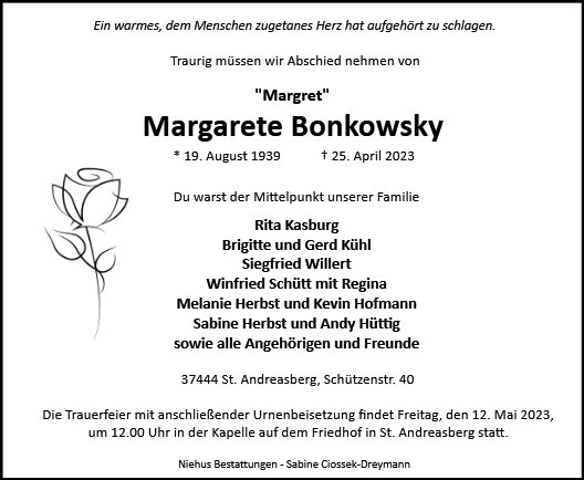 Margarete Bonkowsky