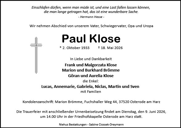 Paul Klose