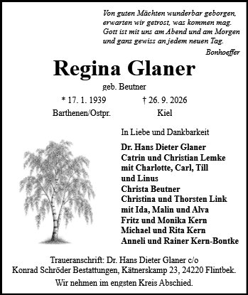Regina Glaner