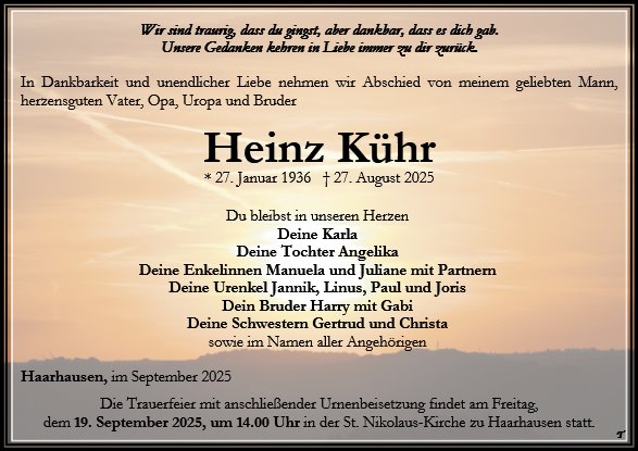 Heinz Kühr