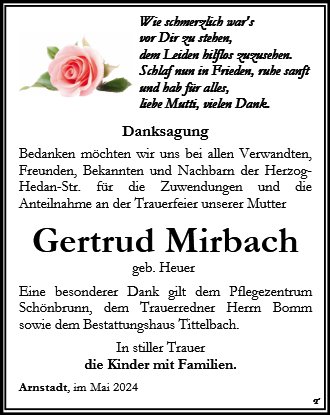 Gertrud Mirbach