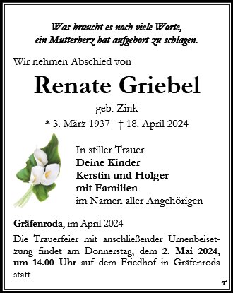 Renate Griebel