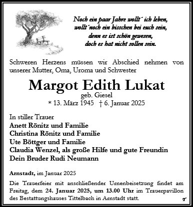 Margot Edith Lukat