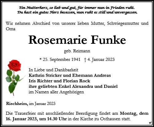 Rosemarie Funke